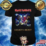 Iron maiden legacy of the beast black shirt