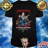 James hetfield 42 years of 1978 2020 thank you for the memories signature shirt