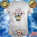Jameson wine firework america 4th of july independence day shirt