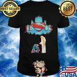 Jesus is my superhero god shirt