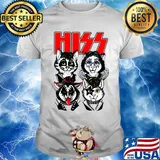 Kiss hiss cat band rock shirt