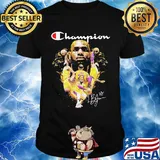 Lebron james los angeles lakers team basketball player signature shirt