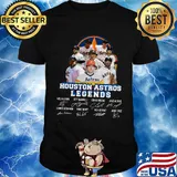 Legends houston astros baseball team players signatures shirt