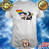 Lgbt superwoman kick donald trump shirt