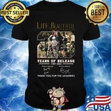 Life is beautiful slavita 23 years of release 1997 2020 thank you for the memories signatures shirt