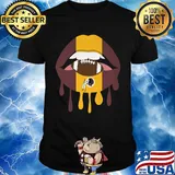 Lips washington redskins football logo shirt