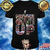 Liverpool football club never give up shirt