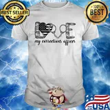 Love My Corrections Officer Independence Day Shirt