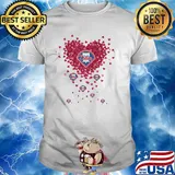 Love philadelphia phillies baseball heart diamond shirt