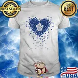 Love toronto maple leafs baseball heart diamond shirt