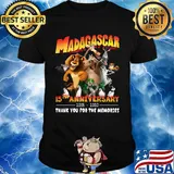 Madagascar 15th anniversary 2005 2020 thank you for the memories shirt