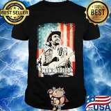 Mama tried playing guitar american flag independence day shirt
