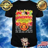 Manchester united legends players signatures shirt