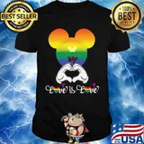 Mickey Mouse love is love LGBT shirt