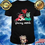 Mickey mouse mermaid vacay mode shirt