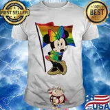 Minnie Mouse LGBT Disney flag shirt
