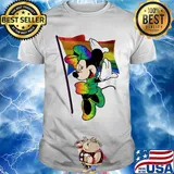 Minnie mouse LGBT flag shirt