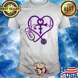 Nurse stethoscope prince heartbeat shirt