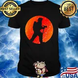 Official awesome firefighter sunset shirt