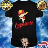 Official cleveland caucasians baseball shirt
