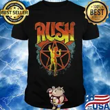 Official rush band logo shirt