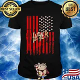 Official Slayer American flag shirt