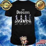 Offifial The Dodgers Abbey Road Signatures Los Angeles Dodgers signature shirt