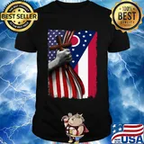 Ohio american flag cross happy independence day shirt