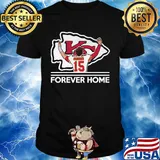Patrick mahomes forever home kansas city chiefs football logo shirt