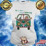 Peace bus this is how i social distancing s Ladies tee