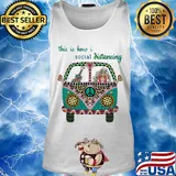 Peace bus this is how i social distancing s Tank top