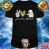 Peace love balalala hearts diamond shirt