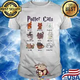 Potter Cats Rawnald Hermeownle Pawdamort shirt