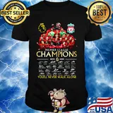 Premier league champions you'' never walk alone liverpool fc signatures shirt