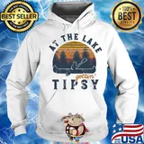 Rowing at the lake gettin tipsy vintage retro s Hoodie