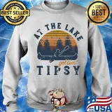 Rowing at the lake gettin tipsy vintage retro s Sweater
