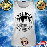 Rowing lake life cuz beaches be salty s Tank top