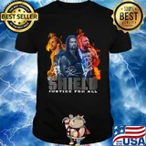 Shield justice for all signatures shirt