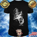 Skeleton skull lexus logo shirt