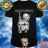 Skeleton veteran iron maiden shirt