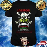 Skull liverpool premier league champions in case of emergency wear this shirt and use it as a facemask you'll never walk alone shirt