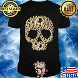 Skull washington redskins football logo shirt