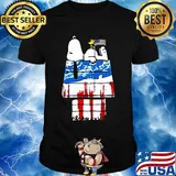 Snoopy and woodstock home america 4th july independence day shirt