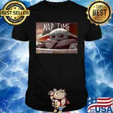 Star wars baby yoda nap time shirt