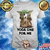 Star wars baby yoda one for me shirt