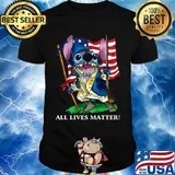 Stitch all lives matter american flag independence day shirt