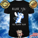 Stitch fluff you you fluffin fluff black shirt