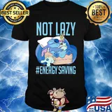 Stitch not lazy energy saving shirt