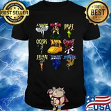 Storm worrine rogue cyclops x men gambit jean grey beast jublee shirt