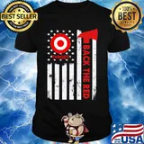 Target back the red american flag independence day shirt